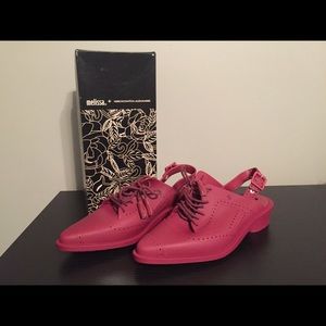 Red Melissa + Alexandre Herchcovitch brogues sz 41